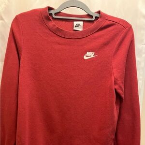 Nike Sportswear Club WomenPullover Hoodie sweatshirt - Red small petite